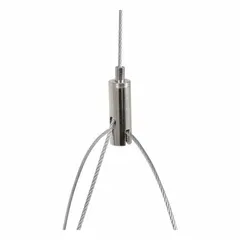 This SYLVANIA accessory is a cords and wiring component for linear high bay lighting systems. It is used to connect and power bay light fixtures in industrial environments such as warehouses, factories, and distribution centers, providing electrical connections for overhead lighting.