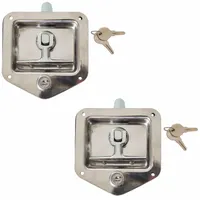 BUYERS PRODUCTS T-Handle Latch: Latch Assembly, Trailers/Truck Boxes/Vehicle Storage Drawers, 2 PK (MPN L88152)
