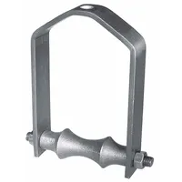 Pipe Roll with Steel Yoke: Steel, For 3 in Pipe, 3 7/8 in Roller Lg, 310 lb Load Capacity, Cast Iron (MPN 0560504391)