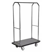 CSL Bellman Cart: 1 in Frame Dia, 43 in Overall Lg, 23 in Overall Dp, 72 1/2 in Overall Ht, Gray (MPN 2005BK-060-GRY)