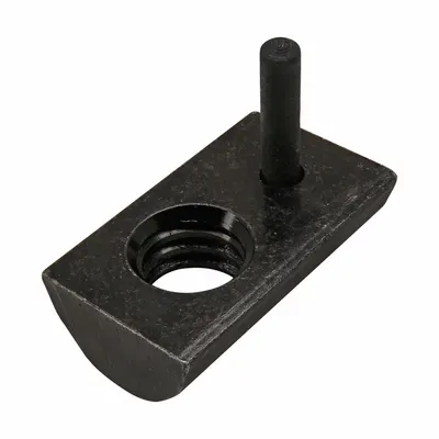 80/20 T-Slot Framing System Fasteners: 5/16"-18 Size, 19/64 in Thread Lg, 15 Series - Roll-In T-Nuts