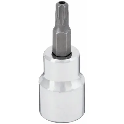 WESTWARD Socket Bit: 3/8 in Drive Size, Security Torx Tip, T20 Tip Size, 1 3/4 in Overall Lg - Security Torx Bit Sockets