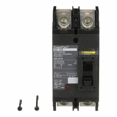 Square D QDL22125 Q-Frame Molded Case Circuit Breaker - Q-Frame Square D Molded Case Circuit Breakers