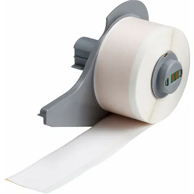 BRADY Wraparound Label: 1 in, 1 in x 50 ft, Polyimide - Brady Continuous Label Rolls