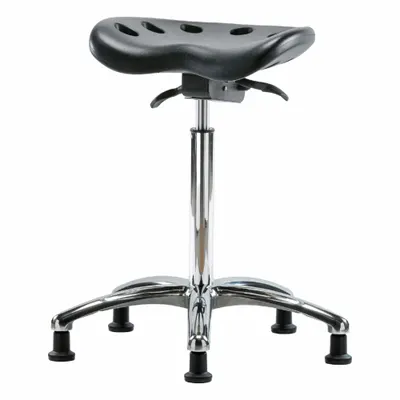OEM Tractor Stool: Polyurethane, Ht Range 23 in to 33 1/2 in, 17 in Seat Wd - Polyurethane Lab Stools