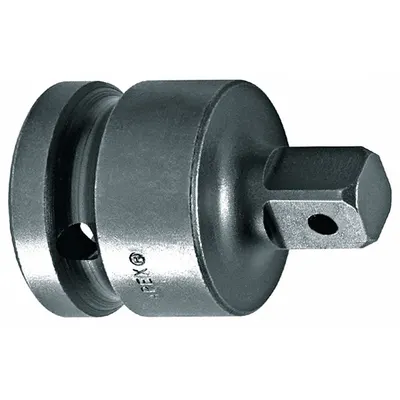 APEX Power Socket Adapter: 3/8 in Output Drive Size, Square, 3 in Overall Lg - 1/4" Male Hex Drive Power Socket Adapters