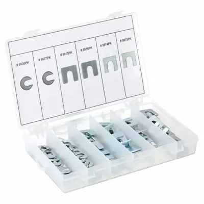 DISCO Slotted Shim Assortment,Untabbed,140 pcs: Inch, Untabbed, Steel, Ungraded - Standard Slotted Shim Assortments