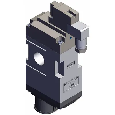 SMC Solenoid Air Control Valve: Three-Way / Two-Position, Single Solenoid, Female 1/2 BSPP - SMC VP Series Directional Control Valves
