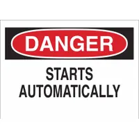 Sign: Polyester, Adhesive Sign Mounting, 3 1/2 in x 5 in Nominal Sign Size, Not Retroreflective (MPN 88172)