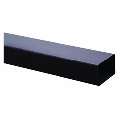 This bronze keyed removable mullion measures 84 inches in height and 3 inches in width. It is designed for use in commercial door openings where a removable center post is needed to allow wide passage while maintaining security and door alignment. Commonly installed in pairs of doors for fire-rated or high-traffic applications.
