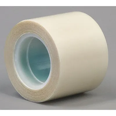 3M Film Tape: 1 in Wd, 5 yd Lg, 11.7 mil Thick, Rubber, Polyethylene Film - UHMW Slick Surface Tape