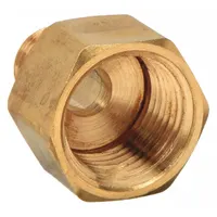 This straight threaded pipe fitting is designed for high-pressure potable water systems. It connects and reduces from 1/2 in to 3/8 in, with a maximum operating pressure of 1,000 psi. The fitting has a length of 1 13/64 in and is suitable for industrial plumbing, commercial water supply, and process piping applications