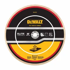 This 10-inch diamond saw blade is designed for cutting ceramic, granite, marble, porcelain, stone, and tile. Suitable for use with a saw in masonry and tile work.
