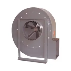 Belt-drive blower with a 29-5/8 inch wheel and integrated drive pack. Designed for fan speeds from 1,592 to 1,933 RPM. Features an open dripproof motor rated for 230/460V AC. Suitable for industrial ventilation, exhaust, and material handling applications requiring consistent airflow.