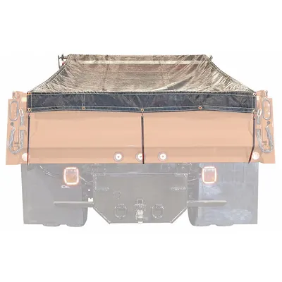 BUYERS PRODUCTS Mesh Tarp/Hardware Kit: Manual Dump Truck and Trailer - Dump Truck Electric Side Mount & Tarp Kits