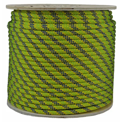 ALL GEAR Rigging and Climbing Rope: Kernmantle, 1/2 in Dia, 820 lb Working Load Limit - Rigging & Climbing Rope
