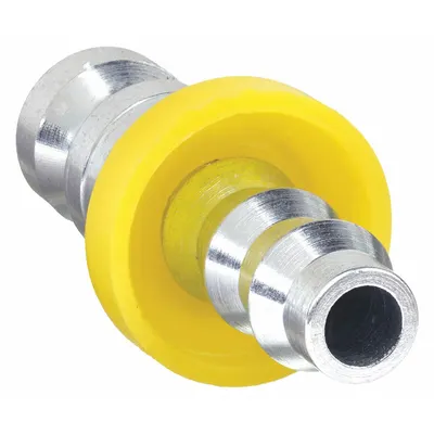 AMFLO Quick Connect Air Couplings: 1/4 in Body Size, 3/8 in Hose Fitting Size - Industrial Interchange Steel Quick-Connect Air Coupling Plugs