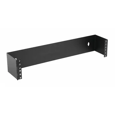 MONOPRICE Rack Bracket: 2 U, 4 in Overall Dp, 19 in Overall Wd, 3 1/2 in Overall Ht - Rack-Width Wall-Mount Cable Management Brackets