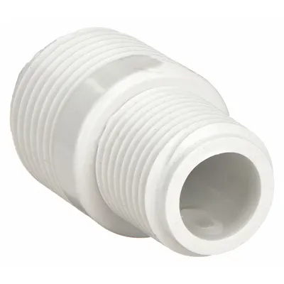 LASCO Garden Hose Adapter: 3/4 in x 1/2 in Fitting Size, Male x Male, Rigid - GHT-to-NPT Adapters & Connectors