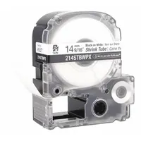 Sleeve Label: 9/16 in x 9/16 in, Polyolefin, White (Matte), For 0 AWG to 5 AWG Wire Gauge (MPN 48GE95)