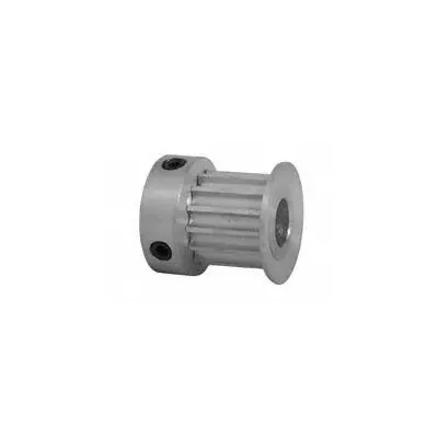 Dayton Timing Pulley: Curvilinear, Fixed, For 9 mm Belt Wd, 14 Teeth, 3 mm Pitch - HTD Section Fixed-Bore Timing Pulleys with Hub