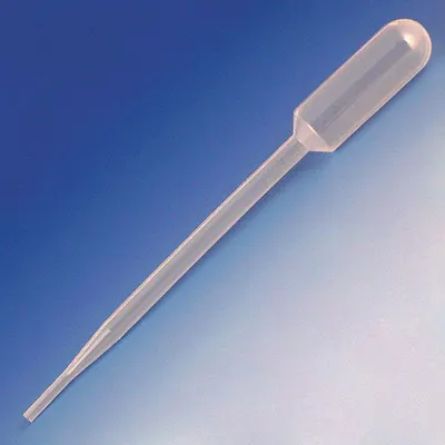 GLOBE SCIENTIFIC Transfer Pipette: 8 mL Capacity, Non-Sterile, Std Transfer Pipette, Plastic - Non-Sterile Transfer Pipettes