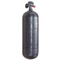 Carbon fiber SCBA cylinder rated at 4,500 psi with a 60-minute duration. Supplied unfilled for field charging. Suitable for use in supplied-air respiratory protection systems for industrial and hazardous environments
