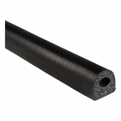TRIM LOK Rubber Seal: D-Shaped, Self-Adhesive Mounting, High-Strength, EPDM - D-Section Foam Rubber Seals