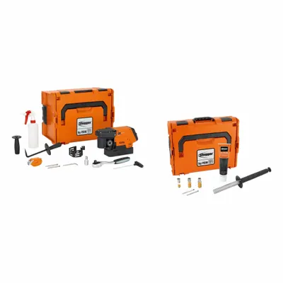 FEIN Magnetic Drill Kit: 130 RPM – 660 RPM, Electric Magnet, 1 3/8 in Drill Travel - Low-Profile Magnetic Drill Presses
