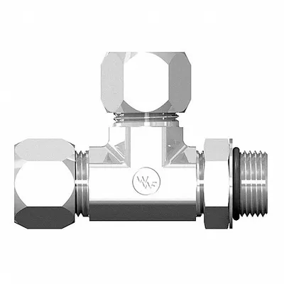 WEATHERHEAD 7716X04X04X04 Flareless Bite-Type Steel Compression Tee Fitting - Flareless Bite-Type Steel Compression Fittings