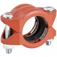 GRUVLOK Metal Pipe Straight: Straight, 4 in x 4 in, Ductile Iron, EPDM Seal, 300 psi @ 150° F (MPN 0390007409)