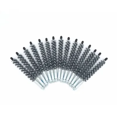 GOODWAY Tube Brush: Threaded Connection, Nylon, 7/16 in to 5/8 in, 1/4"-28 Male - Brushes for Heat Exchanger Cleaning Equipment