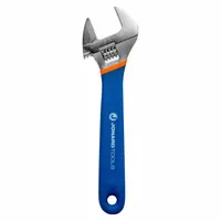 JONARD TOOLS Adjustable Wrench: Vinyl, Chrome, 10 in Overall Lg, 1 5/16 in Jaw Capacity (MPN AW-10)