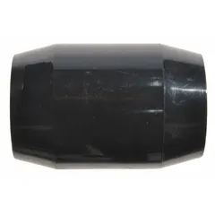 This black ABS exit wheel sheath is a replacement component for Dayton pallet jacks, specifically designed for model 4YX97. It protects and guides the exit wheel during operation, reducing wear and ensuring smooth movement in material handling applications.