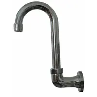 ADVANCE TABCO Spout: Spout, Gooseneck, Swivel Spout, Brass, Chrome, 2 gpm Flow Rate, NPS (MPN K-121)