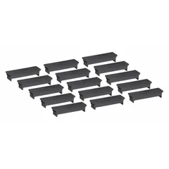 Plastic filler plate accessory for covering unused openings in Square D NQ panelboards. Helps prevent accidental contact with live components and keeps panelboard interiors clean. Supplied in a 15-pack.
