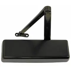 LCN Door Closer: Top Frame Mounting Type, Grade 1 - Heavy Duty, Bronze, 12 1/4 in Lg, 2 1/4 in Wd (MPN 4011-REG RH DKBRZ). Key specifications — Manufacturer Part Number: 4011-REG RH DKBRZ; Brand: LCN; Closer Series: 4010; Closer Type: Non-Hold Open; Location Use: Interior/Exterior; Spring Type: Adjustable; Product Type: Door Closer; Spring Size: 6.