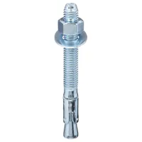 DEWALT Wedge Anchor: 6 1/4 in Overall Lg, 3/4 in Dia, 3/4"-10 Thread Size, 3 3/4 in Thread Lg, 20 PK (MPN 7444SD1-PWR)