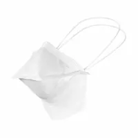 Disposable Respirator: Dual, Non-Adj, Metal Nose Clip, Fabric/Polyethylene, White, Kimtech, 20 PK (MPN 62483)