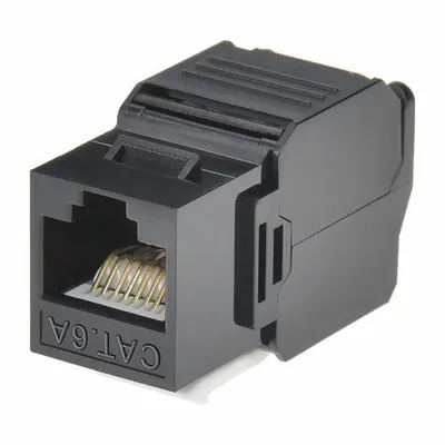 MONOPRICE Networking Keystone: Connector RJ45, 6A Cable Category, Std, Each Pack Size - RJ Modular Connectors