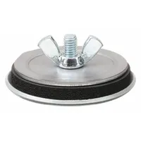 HOFFMAN Pushbutton Hole Seal: Steel, 30.5 mm Conduit Hole Size, For 1.25 in Hole Dia - Max, Steel (MPN ASPB)