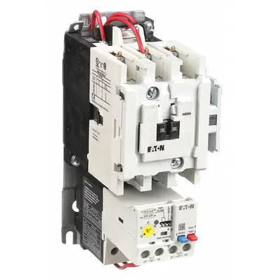 EATON Magnetic Motor Starter: Non-Reversing, 3 Poles, NEMA Size 1, 27 A - Non-Reversing Starters with Electronic Overloads