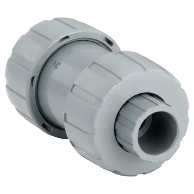 HAYWARD Check Valve: Ball, Inline Valve Body, CPVC, 1/2 in Pipe Size, True Union Socket/NPT - CPVC Ball Check Valves