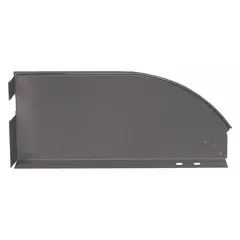 Steel divider for organizing compartments inside revolving storage bins. Measures 3/4 in x 12 5/16 in x 5 1/2 in with a gray finish. Used to separate small parts, tools, or hardware to prevent mixing in workshops, warehouses, and assembly lines.
