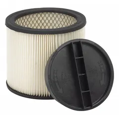 Standard wet/dry paper cartridge filter for Shop-Vac vacuums. Compatible with Shop-Vac model MPN 9700506. Supports both wet and dry pickup for workshop, construction, and general maintenance cleanup.