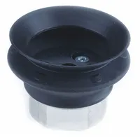 SMC Vacuum Pad Assembly: Bellows, M8x1.25 Vacuum Port, 40 mm Pad Dia, Food Grade Silicone Rubber (MPN ZPT40HBS-B8)