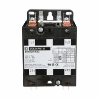SQUARE D Definite Purpose Magnetic Contactor: 2 Poles, 208-240V AC, 90 A, Non-Reversing (MPN 8910DPA92V09)