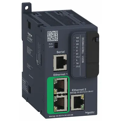 SCHNEIDER ELECTRIC PLC: 24V AC : 24V DC (MPN TM251MESE) - Schneider Modicon Series PLCs