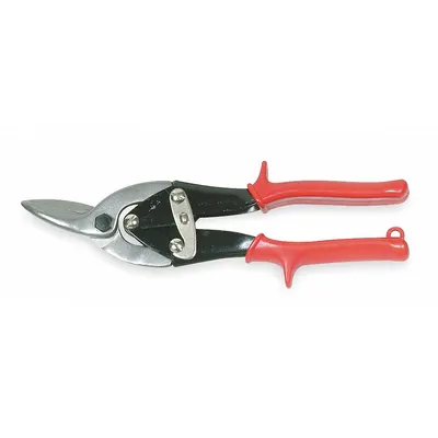 WESTWARD Metal Cutting Snip: Left, 9 3/4 in Overall Lg, 1 1/4 in Cutting Lg, Steel - General Purpose Metal Snips