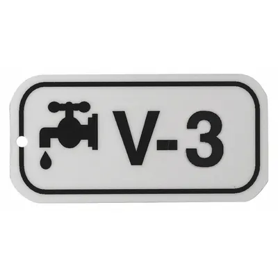 BRADY Lockout Tag: None/ No Header, V-3, Polystyrene, English, Plastic (MPN 105666) - Safety